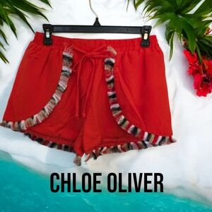 Women's Red Shorts Chlpe Oliver NWT
